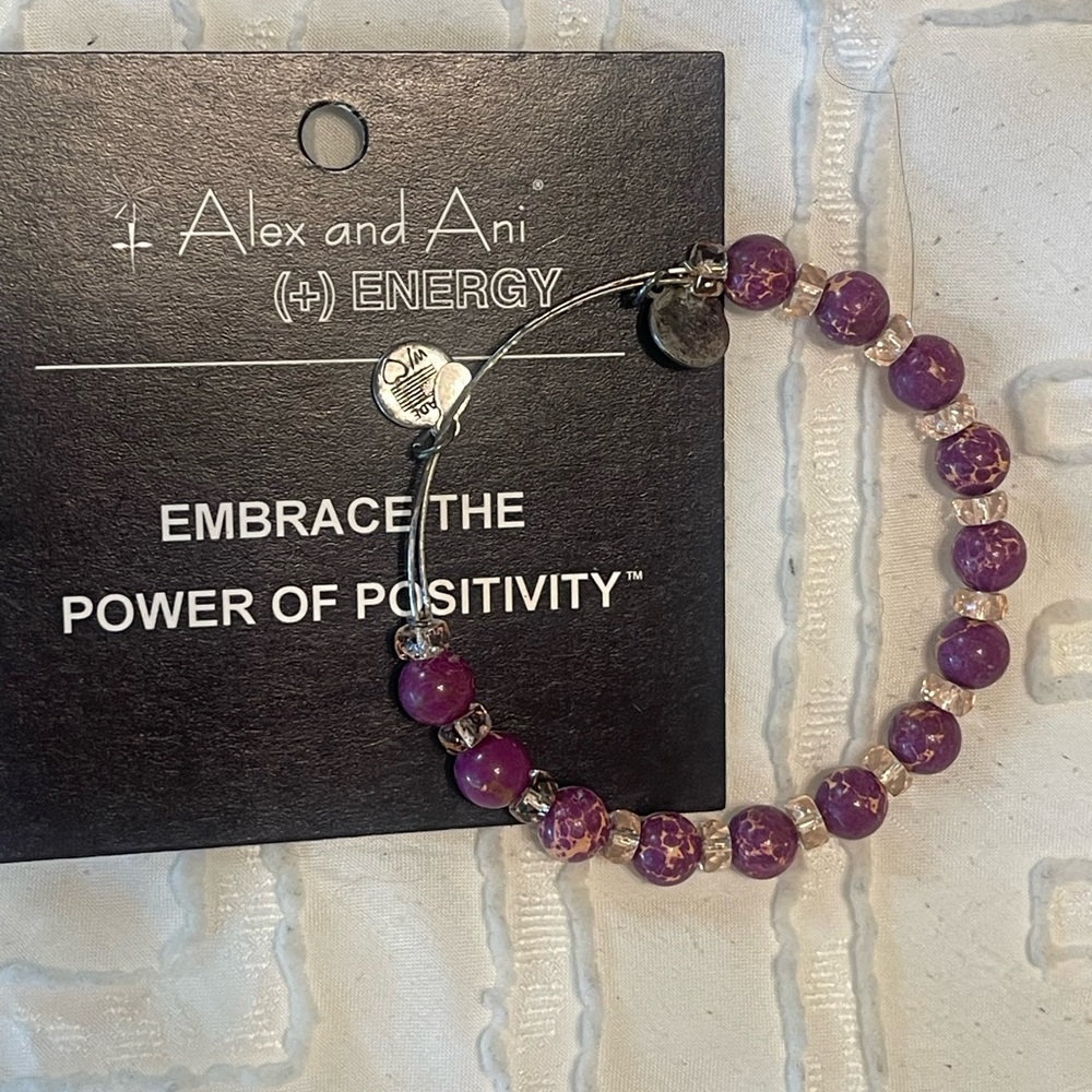 Carnivals and Caravans Collection Purple expandable bangle